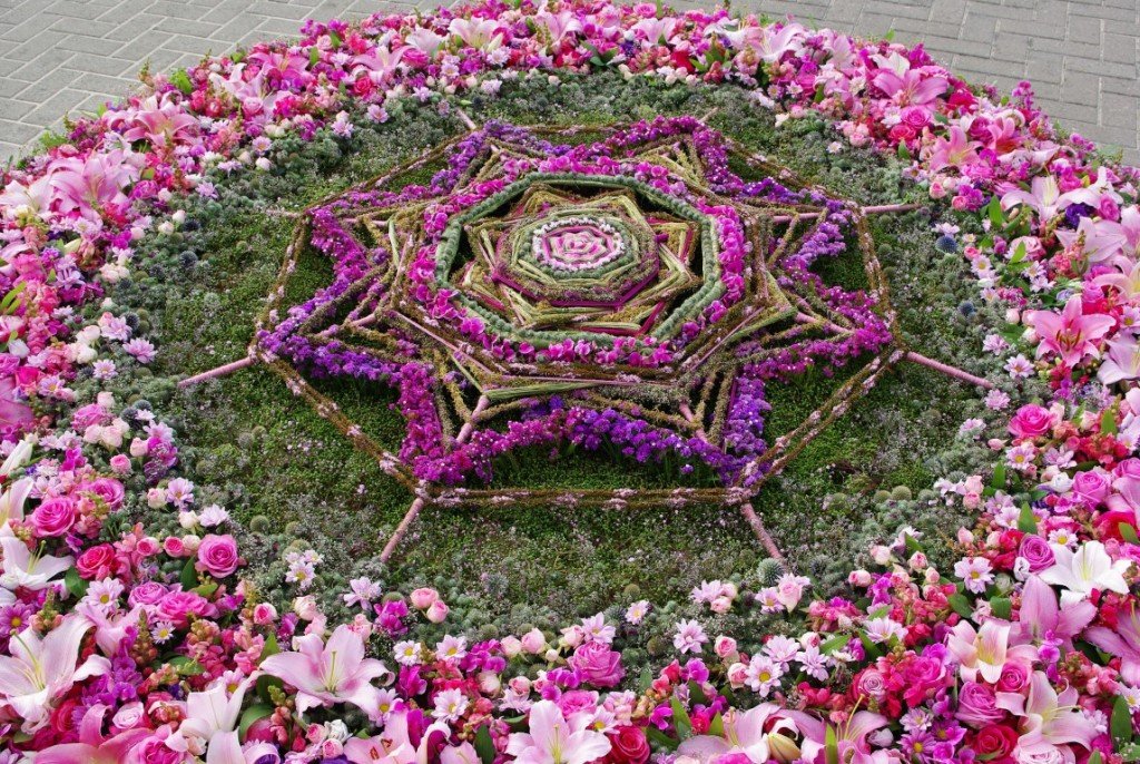 Gėlių kilimų festivalis Ventspilyje