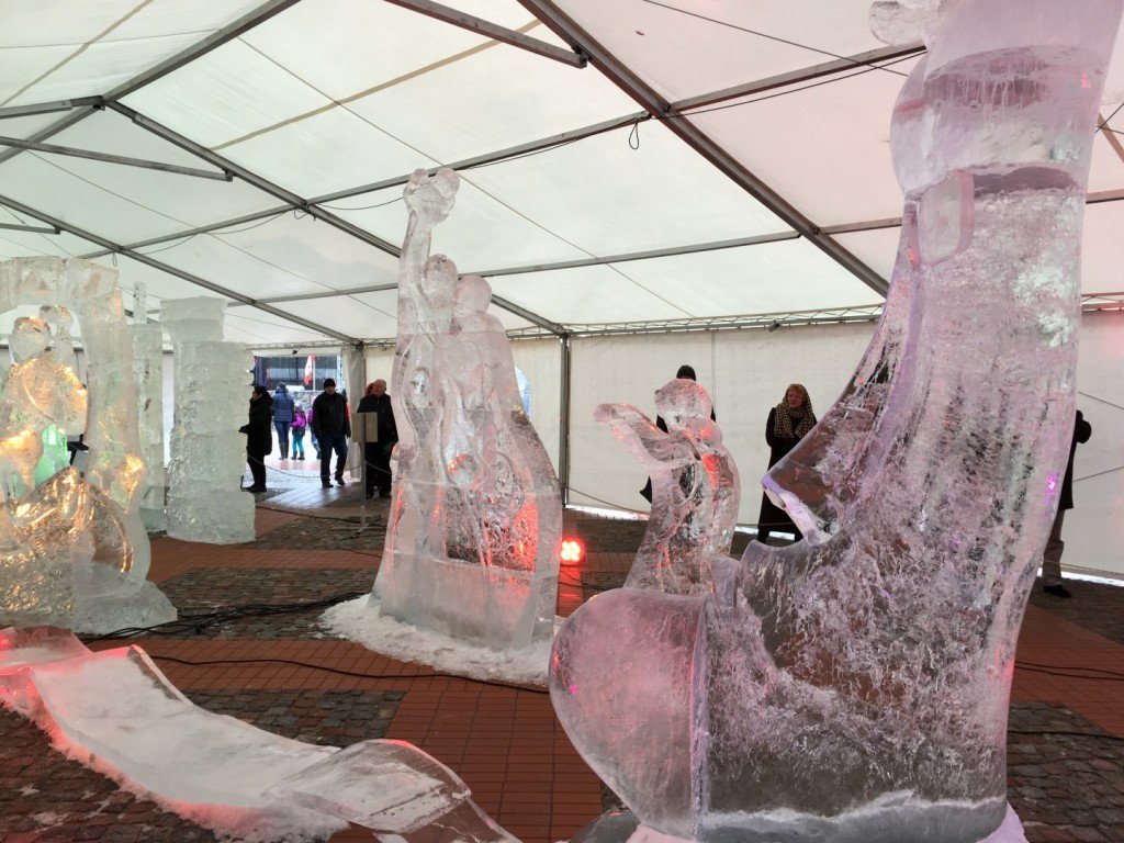 Ledo skulptūrų festivalis Jelgavoje