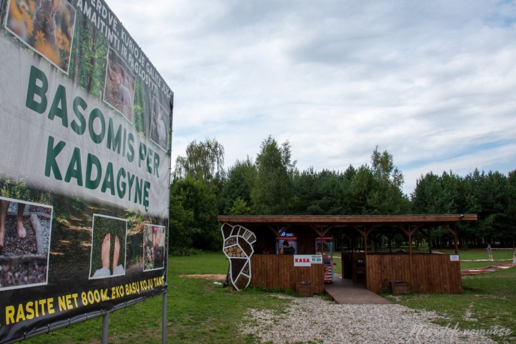 Basomis per Kadagynę - basų kojų takas